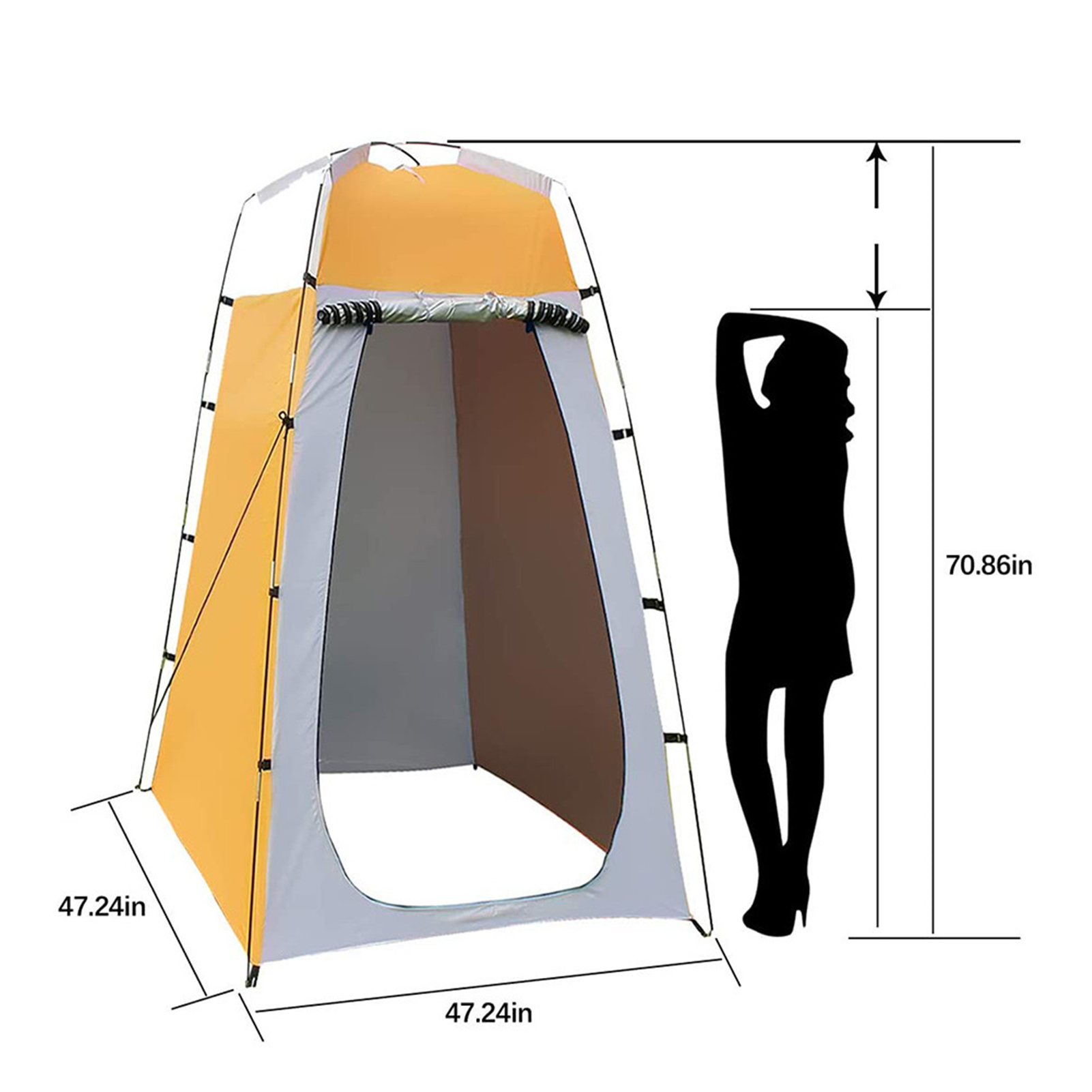 Cheap Goat Tents Outdoor Shower Bath Tent Camping Privacy Toilet Tent Portable Changing Room Fits One Person Sun Protection Quickly Build   